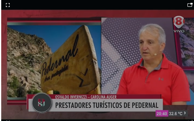 Canal 8 destacó al Valle de Pedernal: Osvaldo Ivernizzi habló sobre el crecimiento turístico de la región